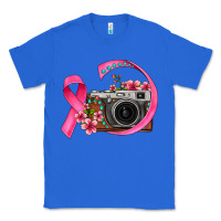 True Royal floral cancer ribbon vintage camera Classic Tee - FaDigitalArtStudio
