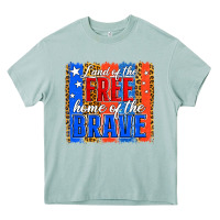 Arona Land of the Free 4th of July Brushstroke Heavy Core Tee - Jasminsmagicworld