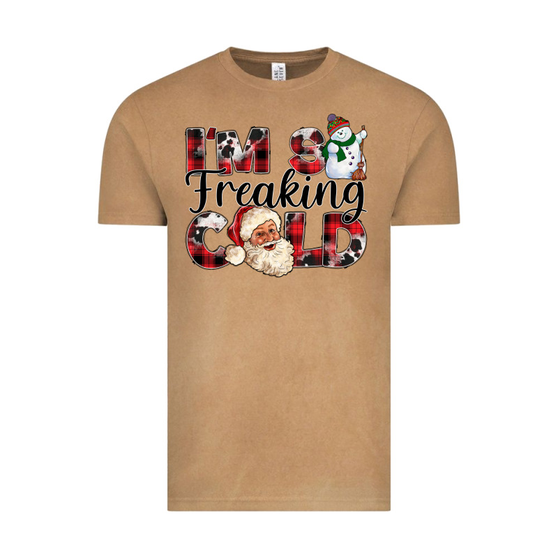 Im So Freaking Cold Vintage Tee by CowhideDigitalArt | Teevron