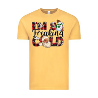 Vintage Mustard Im So Freaking Cold Vintage Tee - CowhideDigitalArt