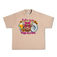 Burro Holy Cow 100 Days Of School Urban Heavy Tee - CowhideDigitalArt