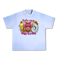 Grape Ice Holy Cow 100 Days Of School Urban Heavy Tee - CowhideDigitalArt