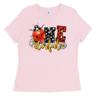 Bubblegum Pink onederful wonderful ladybug Ladies Tee - LillyAllenDesigns