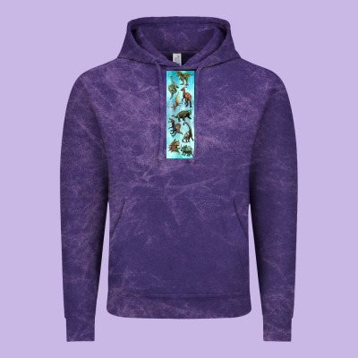 Dinosaurs Pen Wrap Vintage Hoodie Designed By Artiststas
