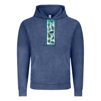 Vintage Denim dinosaurs pen wrap Vintage Hoodie - Artiststas