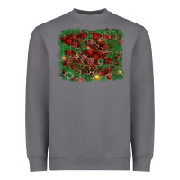Storm christmas background Heavyweight Sweatshirt - RanaPortraitStore