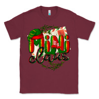 Burgundy mini claus christmas Classic Tee - BarkalooDesign