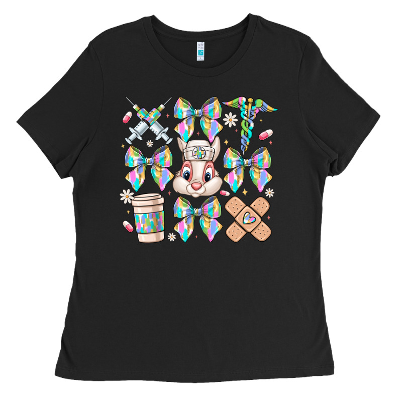 Easter Bow Ladies Tee by CowhideDigitalArt | Teevron