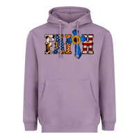 Lavender American Flag Faith Heavyweight Hoodie - Jasminsmagicworld