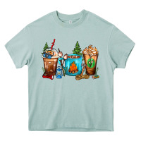 Camping Coffee Cups Heavy Core Tee | Teevron
