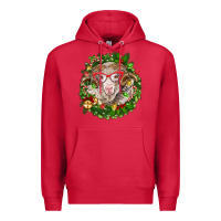 Cardinal Christmas merino Premium Hoodie - BarkalooDesign