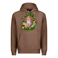 Chestnut Christmas merino Premium Hoodie - BarkalooDesign