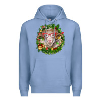 Colony Blue Christmas merino Premium Hoodie - BarkalooDesign