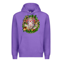 Purple Christmas merino Premium Hoodie - BarkalooDesign