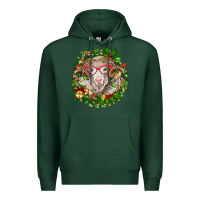 Sports Green Christmas merino Premium Hoodie - BarkalooDesign