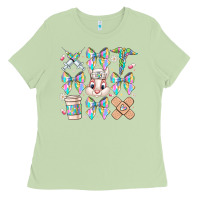 Matcha easter bow Ladies Tee - CowhideDigitalArt