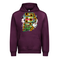Mauve Wine Rhode island State aMp Urban Hoodie - RanaPortraitStore