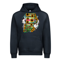 Navy Rhode island State aMp Urban Hoodie - RanaPortraitStore