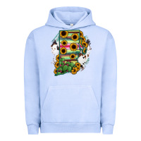 Pigment Grape Ice Rhode island State aMp Urban Hoodie - RanaPortraitStore