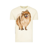 Vintage Arctic Pomeranian Dog Illustrations Vintage Tee - LillyAllenDesigns
