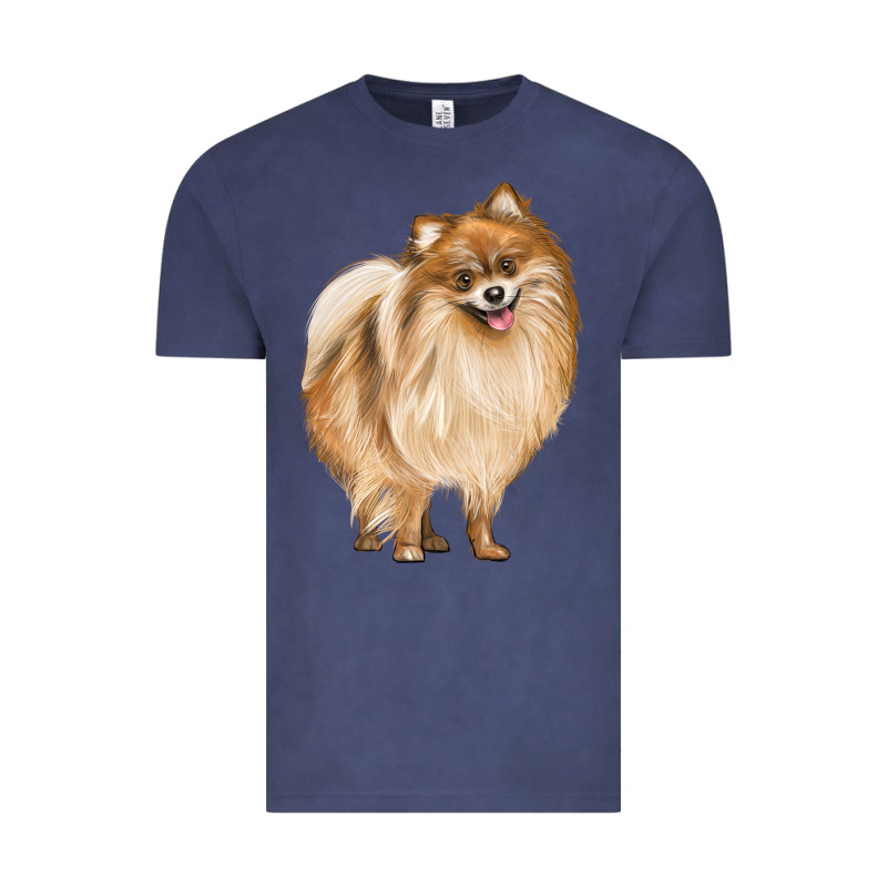 Pomeranian Dog Illustrations Vintage Tee by LillyAllenDesigns | Teevron