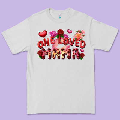 One Loved Mama Premium Tee Designed By Fadigitalartstudio
