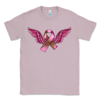 Lilac Breast Cancer ribbon with angel wings Classic Tee - FaDigitalArtStudio
