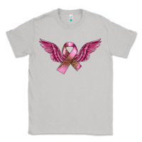 Moon Dust Breast Cancer ribbon with angel wings Classic Tee - FaDigitalArtStudio