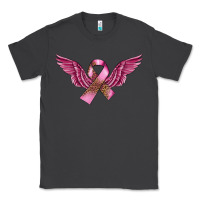 Breast Cancer Ribbon With Angel Wings Classic Tee | Teevron