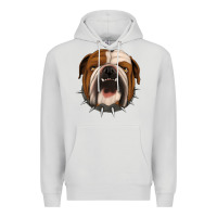 Dove Grey Bulldog Premium Hoodie - Jasminsmagicworld