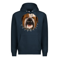 Navy Bulldog Premium Hoodie - Jasminsmagicworld
