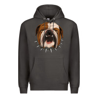 Smoke Bulldog Premium Hoodie - Jasminsmagicworld