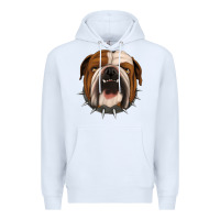 White Bulldog Premium Hoodie - Jasminsmagicworld