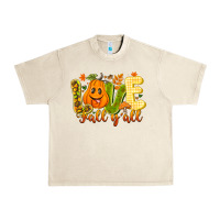 Sandshell Love Fall Y'all Urban Heavy Tee - CowhideDigitalArt