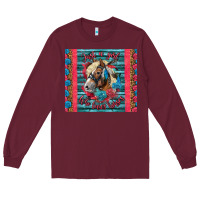 Burgundy Just A Girl Who Loves Horses Long Sleeve Tee - LillyAllenDesigns