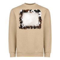 Mushroom cowhide frames background Heavyweight Sweatshirt - RanaPortraitStore