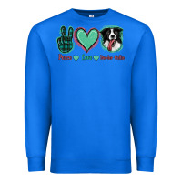 True Royal Peace Love Border Collie Premium Sweatshirt - Jasminsmagicworld