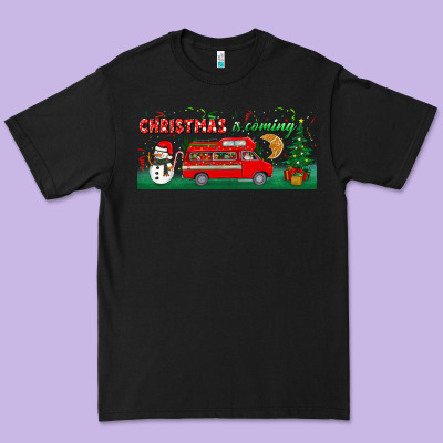 Christmas Is Coming Premium Tee Designed By Bundleandbundleshop