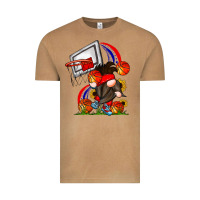 Vintage Camel Basketball Gnome Vintage Tee - CowhideDigitalArt