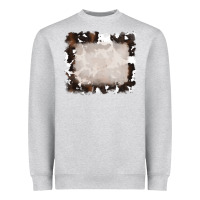 Heather Grey cowhide frames background Heavyweight Sweatshirt - RanaPortraitStore