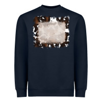 Navy cowhide frames background Heavyweight Sweatshirt - RanaPortraitStore