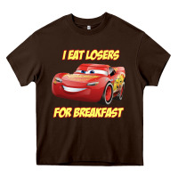 Chocolate Brown movie cartoon cars Heavy Core Tee - DesigneFamous