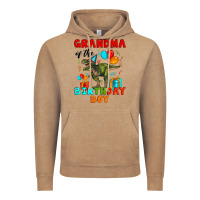 Vintage Coffee grandma of the birthday boy t rex Vintage Hoodie - Artiststas