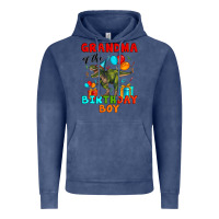 Grandma Of The Birthday Boy T Rex Vintage Hoodie | Teevron