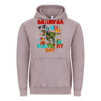 Vintage Zinc grandma of the birthday boy t rex Vintage Hoodie - Artiststas