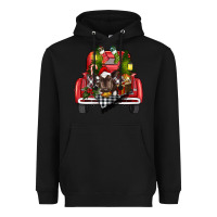 Black christmas truck Heavyweight Hoodie - RanaPortraitStore