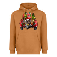 Meerkat christmas truck Heavyweight Hoodie - RanaPortraitStore