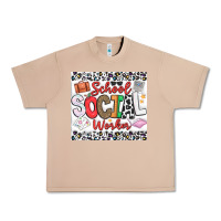 Burro School Social Worker Urban Heavy Tee - CowhideDigitalArt