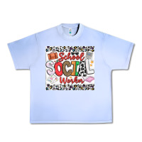 Grape Ice School Social Worker Urban Heavy Tee - CowhideDigitalArt