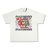 Pistachio School Social Worker Urban Heavy Tee - CowhideDigitalArt